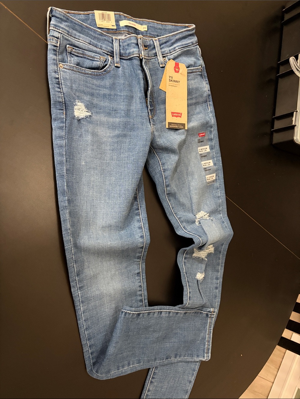Levi's Women's Distressed Skinny Jeans